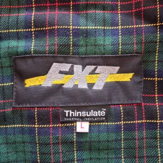 Abrigo moto impermeable FXT vintage 1993