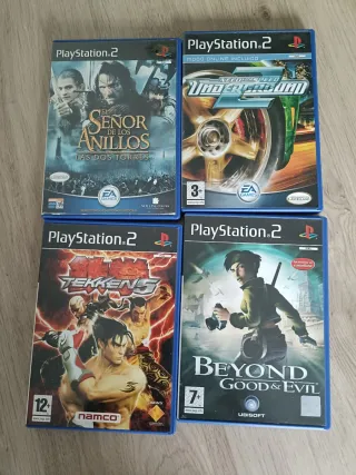Lote 4 Juegos PS2: Tekken 5, Beyond Good & Evil, L
