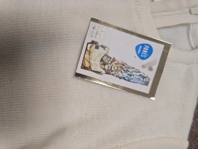 Mono bebé 6 meses tejido blanco