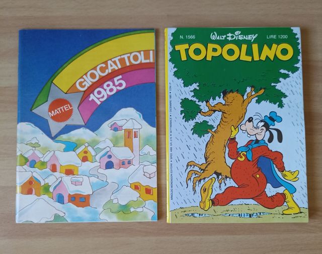 Catalogo giocattoli Mattel 1985+ Topolino 1566