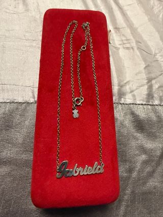 Gargantilla Tous Plata Nombre Gabriela
