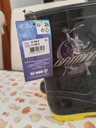Botas de agua niño Batman