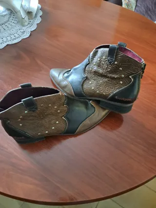 Botines Desigual Mujer Marrón y Negro