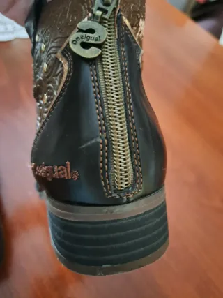 Botines Desigual Mujer Marrón y Negro