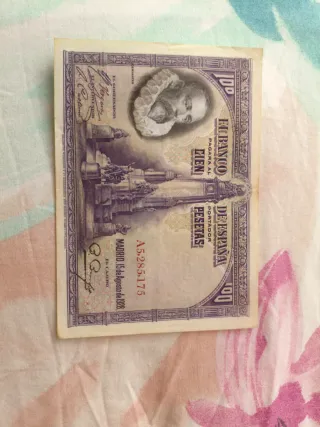 Billete 100 Pesetas España 1928