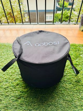 Barbecue senza fumo AOBOSI grigio/argento