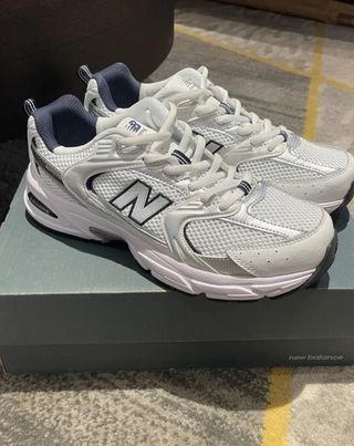 New Bàlance 530 White Silver Navy size 44