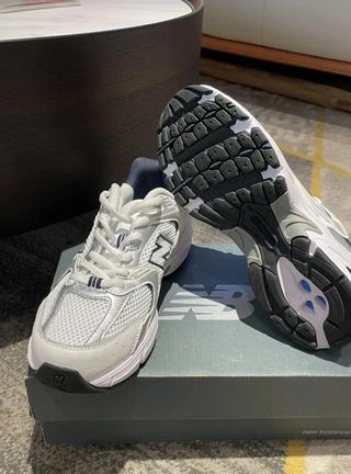 New Bàlance 530 White Silver Navy size 44