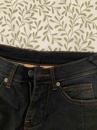 Pantalón Vaquero Moto Mujer