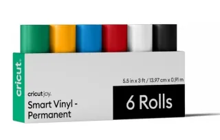 Cricut Joy Smart Vinyl Permanente 6 Rollos