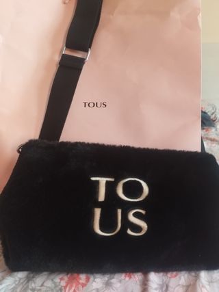 Bolso Tous Negro Pelo, con bolsa de la marca Tous,
