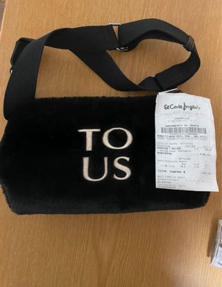 Bolso Tous Negro Pelo, con bolsa de la marca Tous,