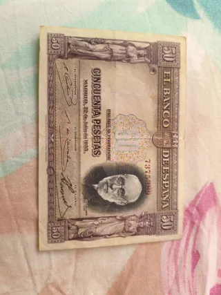 Billete 50 Pesetas Banco de España 1935