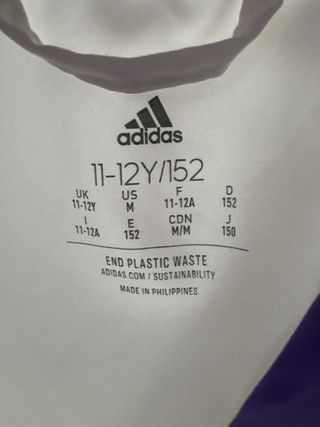 Chándal Real Madrid Adidas Niño Blanco/Morado