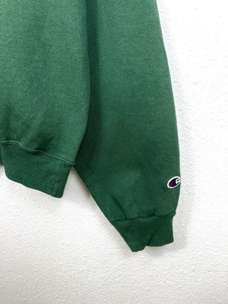 Sudadera Champion Retro Oversize Verde Y2K