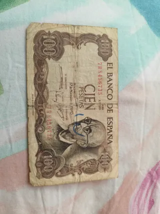 Billete 100 Pesetas Banco de España 1970