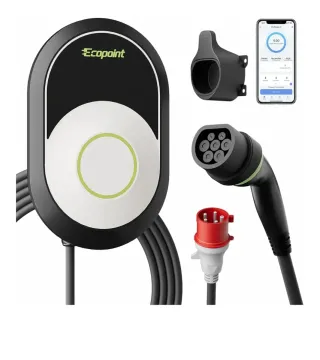 Cargador coche eléctrico más cable