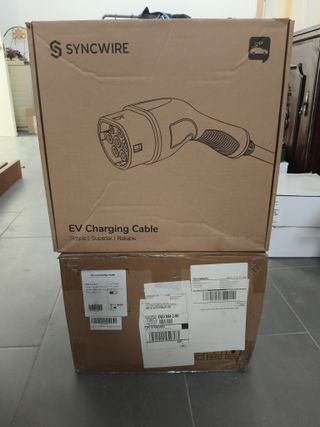 Cargador coche eléctrico más cable