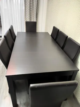 Mesa comedor y 8 sillas