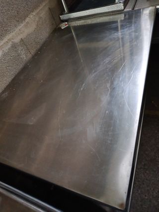 Mesa de acero inoxidable con balda108 658746091