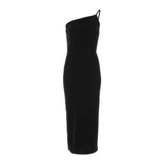 Vestido fiesta terciopelo negro