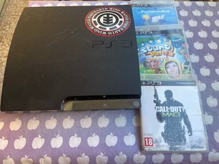 Consola PS3 Slim + 3 Juegos
