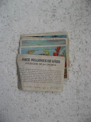 Cromos sueltos Hace Millones de Años álbum 1970
