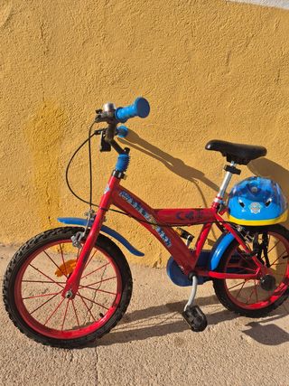 Bicicleta Patrulla Canina para niños de 3 a 6 años