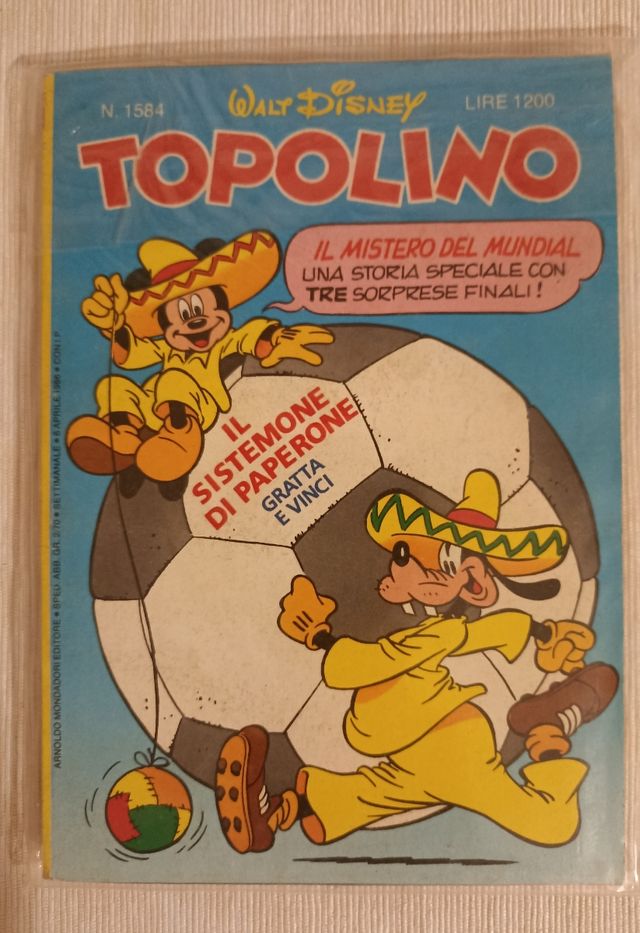 Topolino Vintage 1584+il sistemone di zio paperone