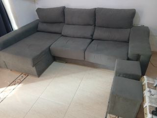 Sofá Chaiselongue Gris