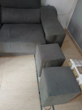 Sofá Chaiselongue Gris
