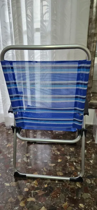 Silla de playa plegable nueva