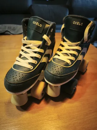 Patines Oxelo 4 Ruedas Talla 35