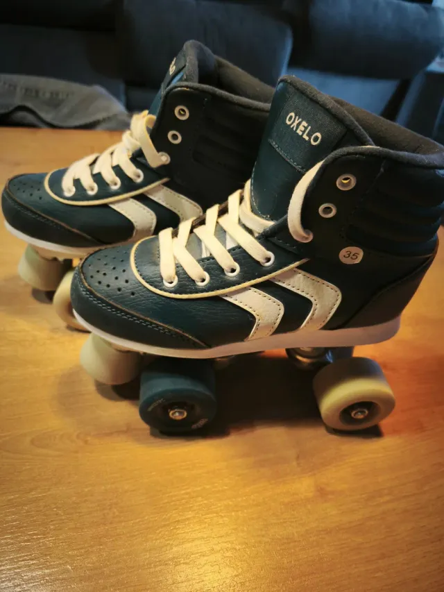Patines Oxelo 4 Ruedas Talla 35