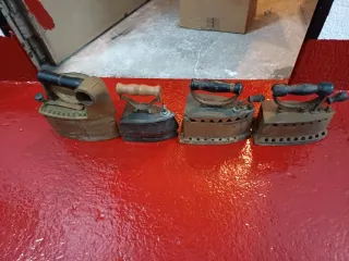 Lote de Planchas Antiguas de Hierro