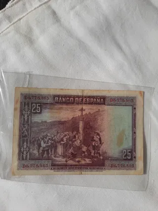 Billete 25 Pesetas Banco de España 1928