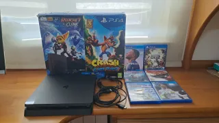 Consola PS4 Slim 1TB + 6 Juegos