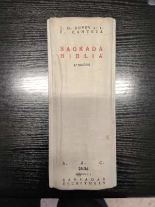 Sagrada Biblia versión crítica texto Hebreo y Grie
