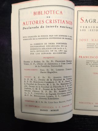 Sagrada Biblia versión crítica texto Hebreo y Grie