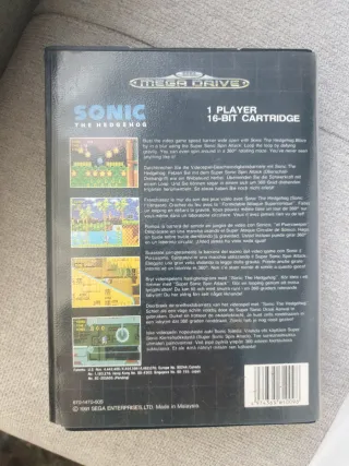Sonic The Hedgehog Mega Drive Sega