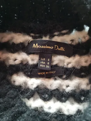 Jersey Massimo Dutti rayas blanco y negro