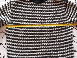 Jersey Massimo Dutti rayas blanco y negro