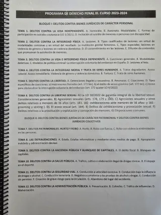 Apuntes Derecho Penal III