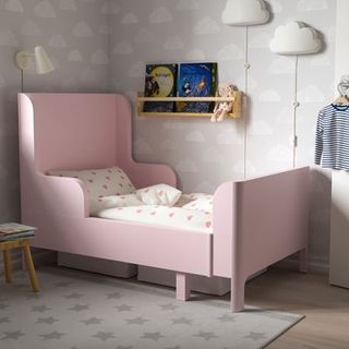 Cama infantil rosa