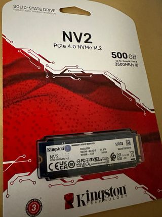 2x SSD Kingston NV2 500GB M.2 NVMe PCIe 4.0