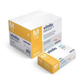 Guantes de Vinilo Santex Talla M (1000 uds)