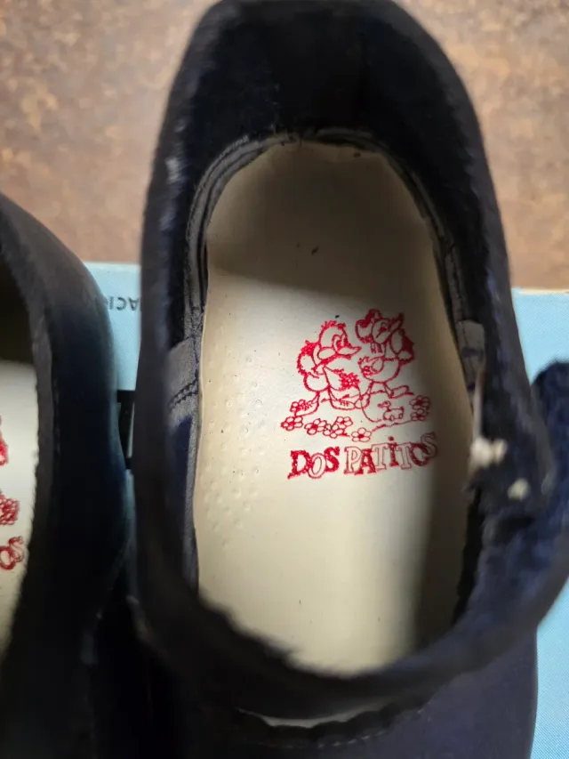 Zapatos de bebé azul marino