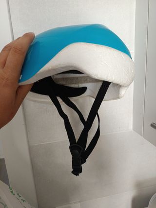 Casco bici infantil azul 53-56 cm, 2 unidades