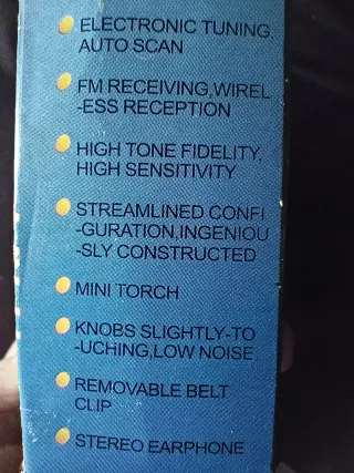 Radio Portátil de bolsillo