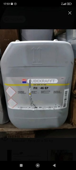 Aceite Hidráulico LUBEKRAFFT FH 46 EP 20L